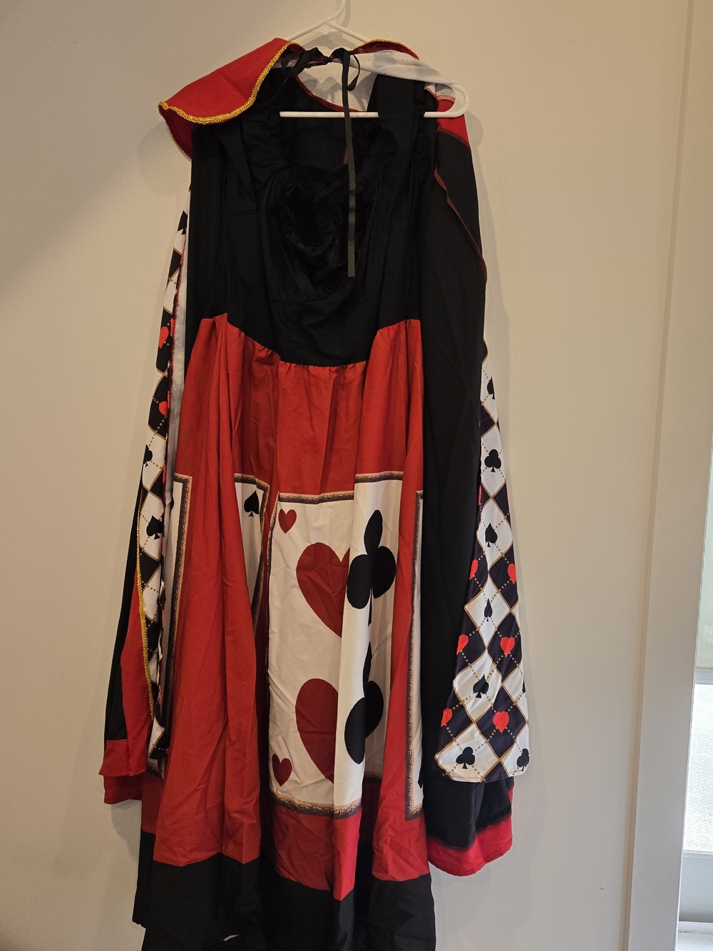 Queen Of Hearts Costume Size 2x